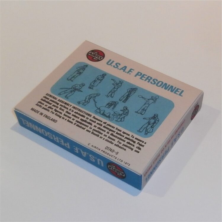 Airfix Empty USAF Personnel Early Repro Box 1:76 HO OO Scale #S48 - Image 3