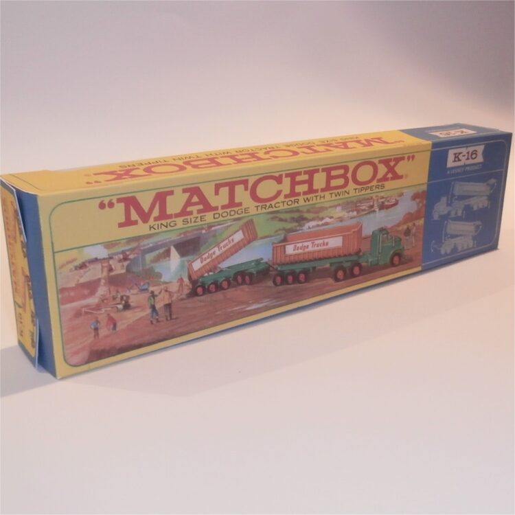 Matchbox Lesney 42c Iron Fairy Crane F Style Repro Box