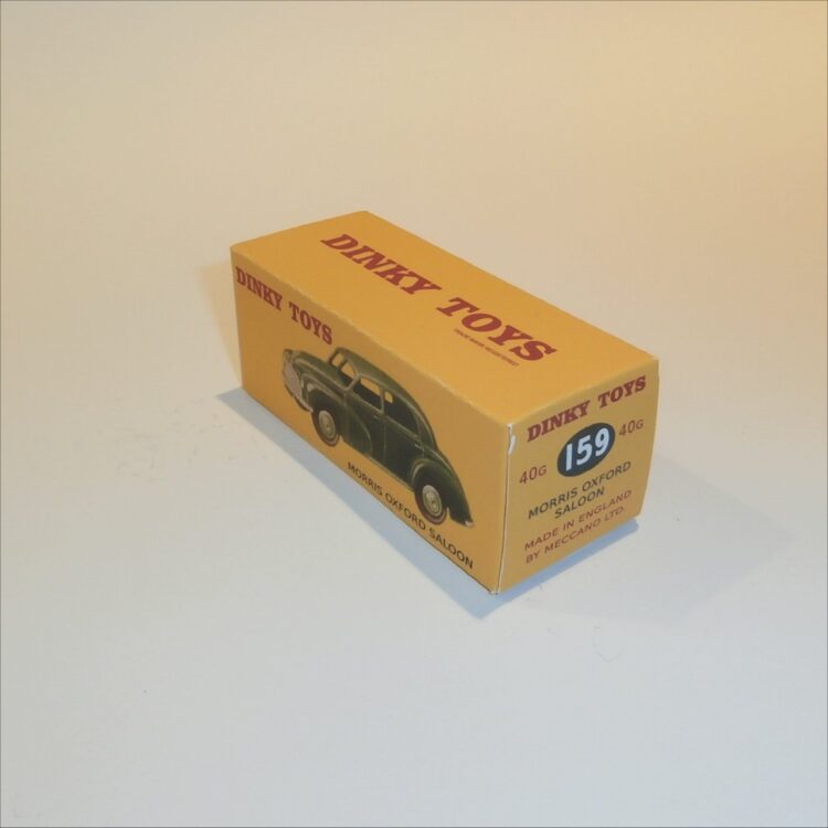 Dinky Toys 159 Morris Oxford Saloon - Brown - Repro Box - Image 2