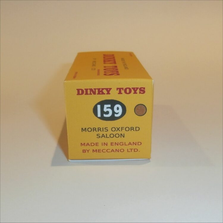 Dinky Toys 159 Morris Oxford Saloon - Brown - Repro Box - Image 3