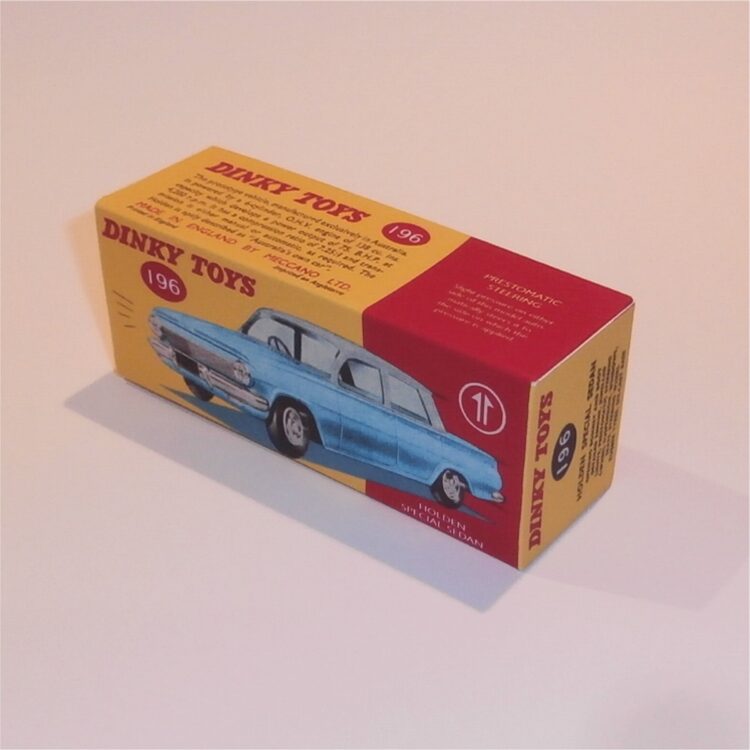 Dinky Toys 196 Holden Aqua Colour Sedan Custom Box - Image 2