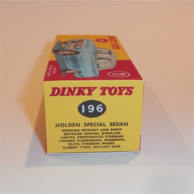 Dinky Toys 196 Holden Aqua Colour Sedan Custom Box - Image 3