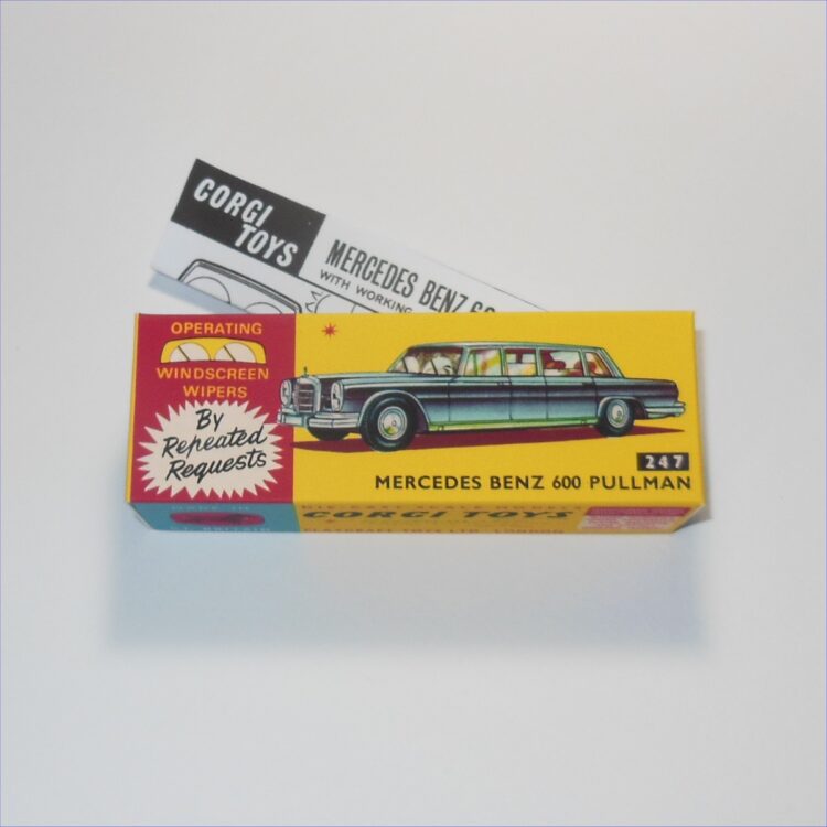 Corgi Toys  247 Mercedes Benz 600 Pullman Repro Box