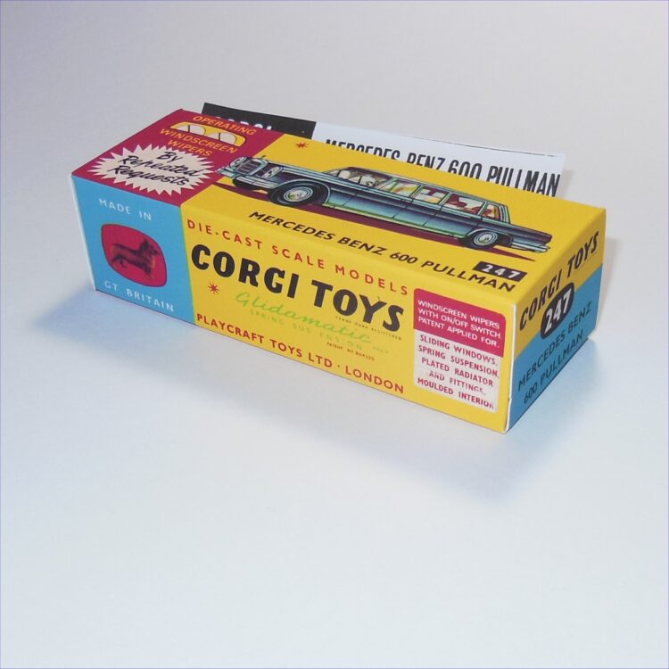 Corgi Toys  247 Mercedes Benz 600 Pullman Repro Box - Image 2