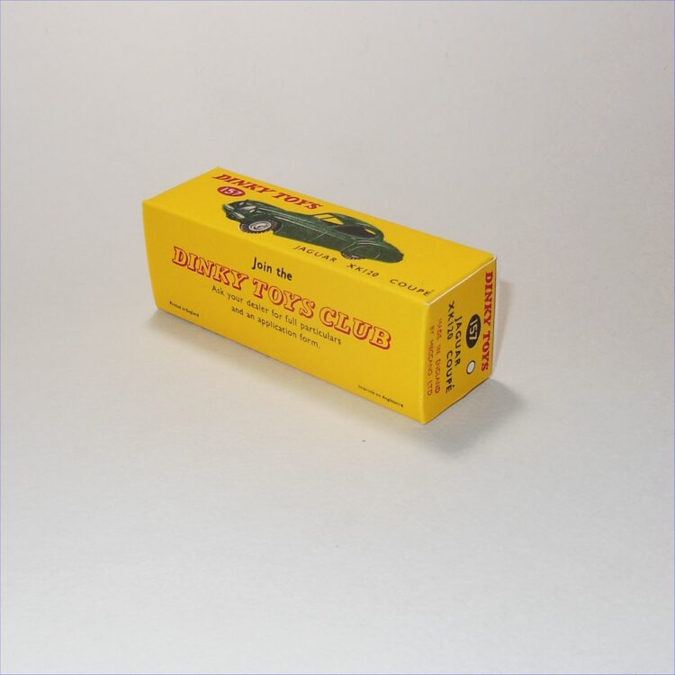 Dinky Toys 157 Jaguar XK120 - White - Repro Box - Image 2