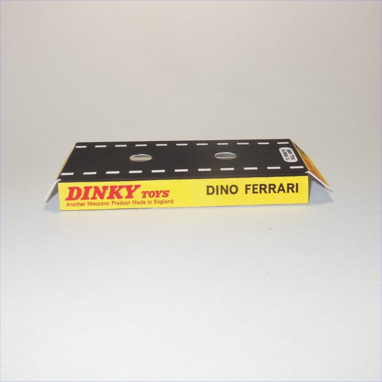 Dinky Toys 216 Dino Ferrari Repro Base Card