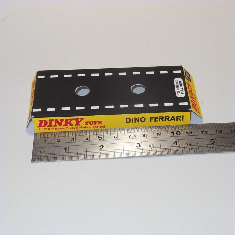 Dinky Toys 216 Dino Ferrari Repro Base Card - Image 4