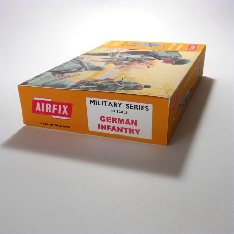 Airfix Empty German Infantry Early Brown Repro Box 1:32 Scale #1718 - Image 4