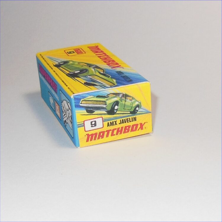 Matchbox Lesney Superfast  9e AMX Javelin I Style Repro Box - Image 3