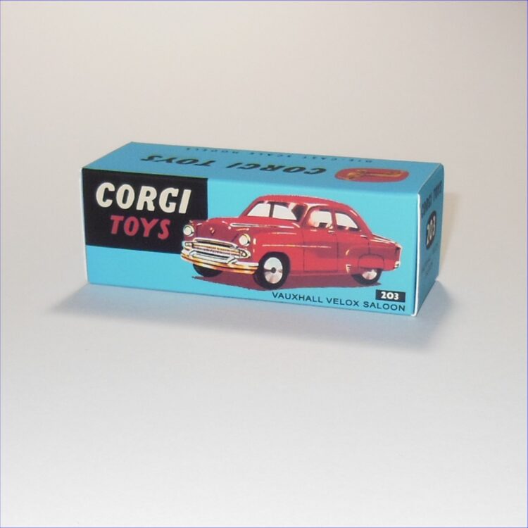 Corgi Toys  203 Vauxhall Velox Repro Box