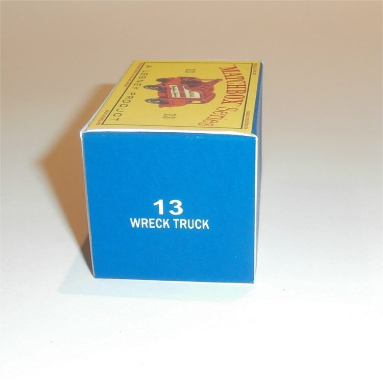 Matchbox Lesney 13c Thames Wrecker Empty D Style Repro Box - Image 3