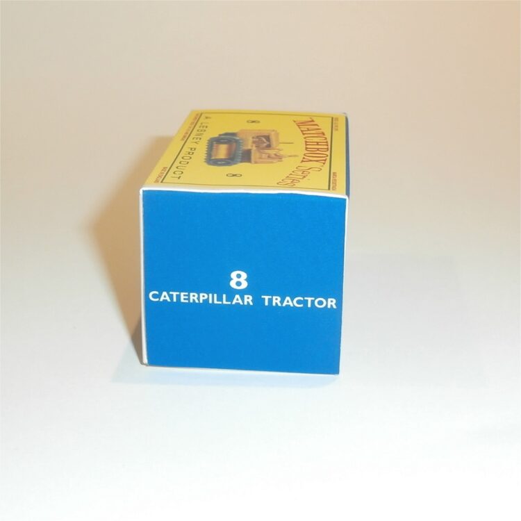 Matchbox Lesney  8c Caterpillar Tractor Empty D Style Repro Box - Image 3